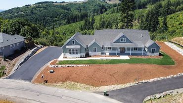 Prairie Homes aerial woodland