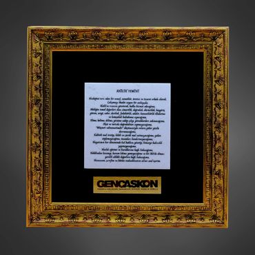 Ahilik Yemini temalı tablo, protokol hediyesi