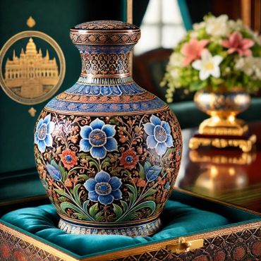 El Yapımı Seramik Vazo