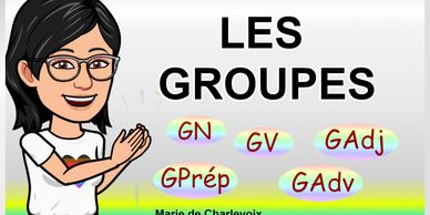 Les groupes de Marie de Charlevoix