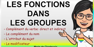 Les fonctions dans les groupes de Marie de Charlevoix