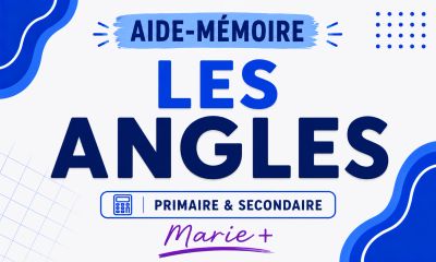 aide-mémoire les angles primaire et secondaire