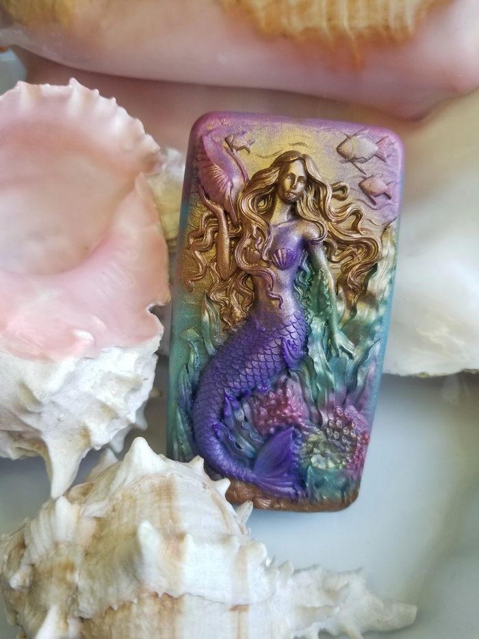 Mermaid Soap. Handcrafted soap. Great gift idea