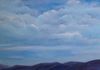 Purple Mountains, oil on canvas 40'' x 36''