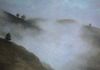 Misty Mountains, oil on Canvas  28'' x 24''