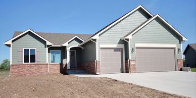 Nolan Jr has 1350 SF with 9 Ft ceilings throughout the home.  This custom home switched the single c