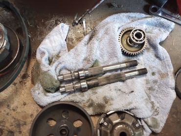 Rear gears installed for more top end speed