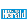 Blue and white image of Boston Herald logo