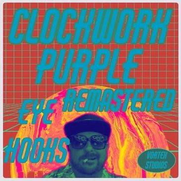 Retro-styled album cover with vibrant colors and bold text.