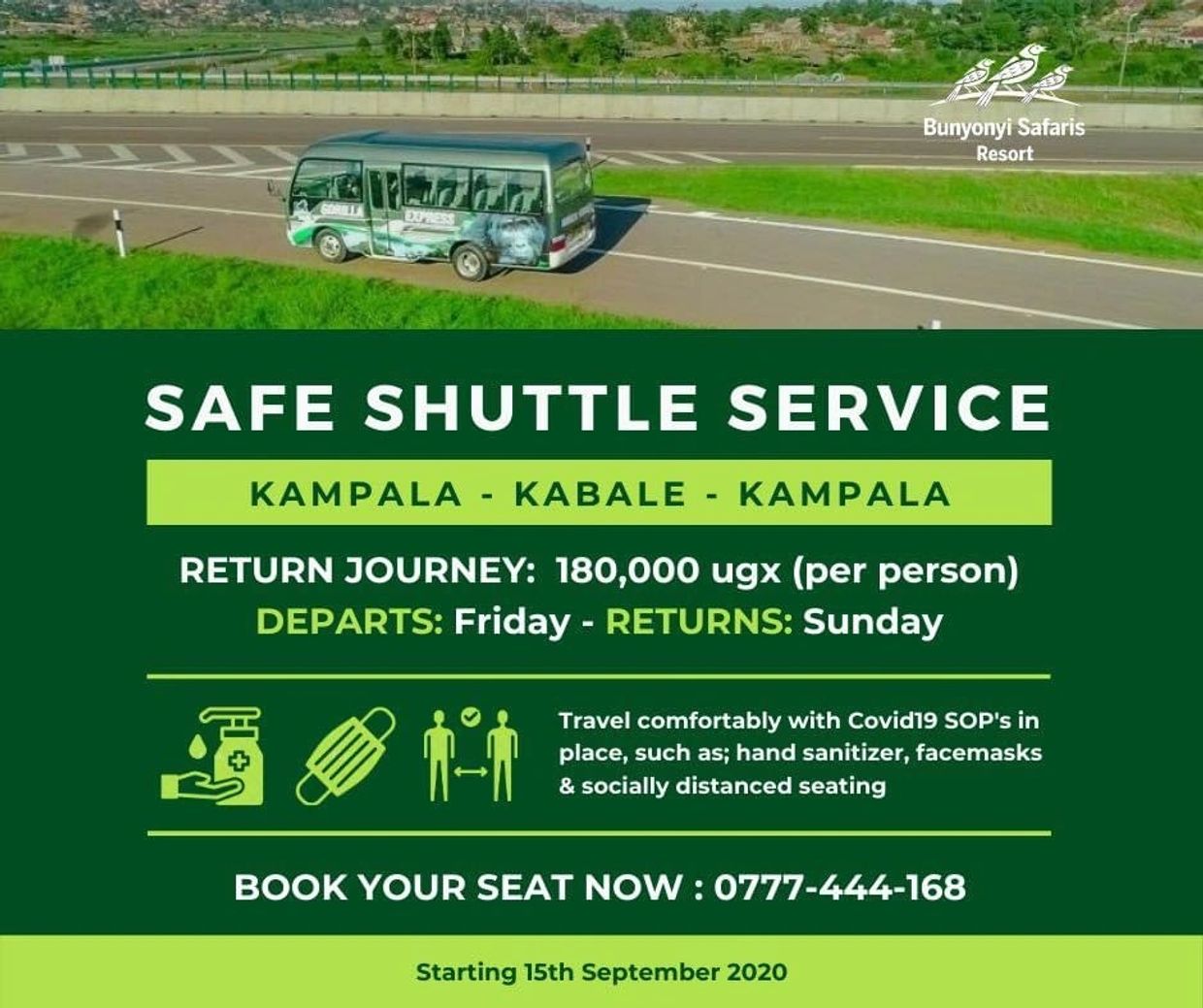 Safe shuttle bus package
