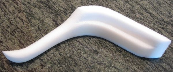 CORE SHAPERS 5-AXIS CNC MACHINED ROHACELL 31 IG PMI RIGID FOAM NET SHAPED AEROSPACE PART