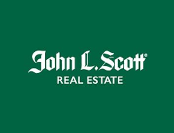 John L. Scott Real Estate logo on green background.