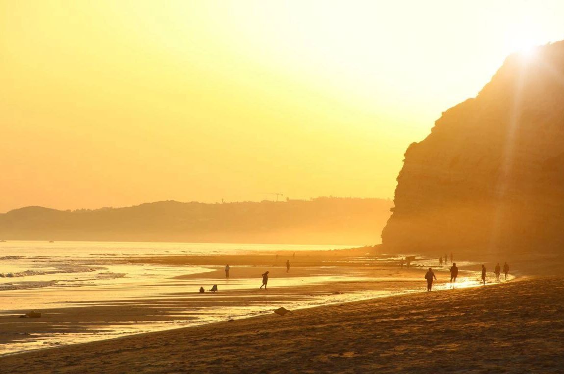 Praia Porto de Mos at Sunset