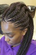 ghana braids knotless