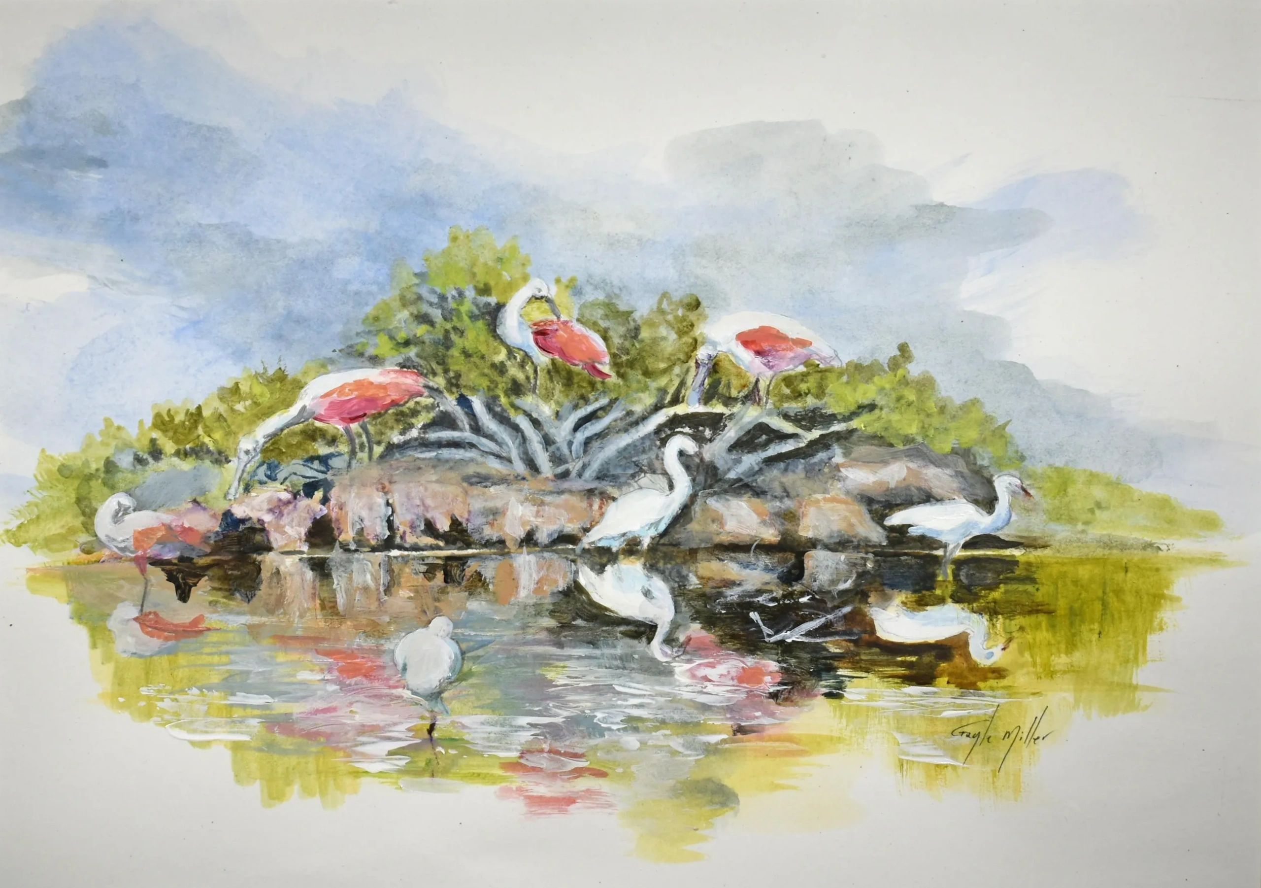 Ceder Kay Hammock (watercolor)