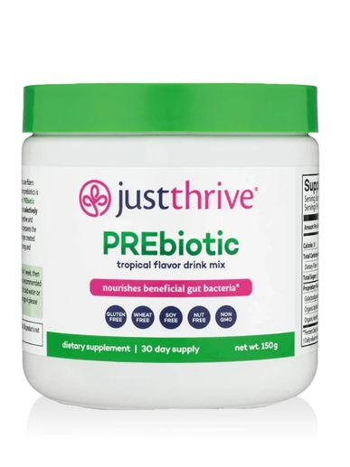 Just Thrive PREbiotic Drink Mix Product Nourish only your good gut bacteria.