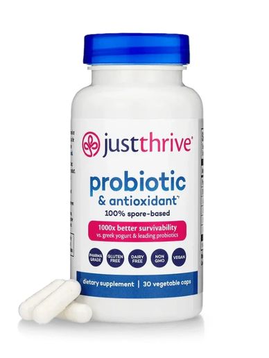 Just Thrive Probiotic Product Bottle- 30 Day Supply
