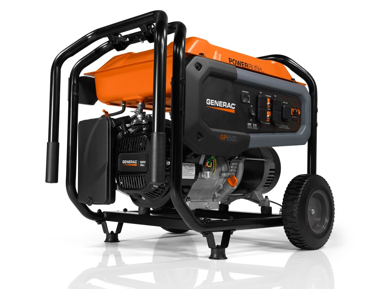 generac portable generator, portable generator installation