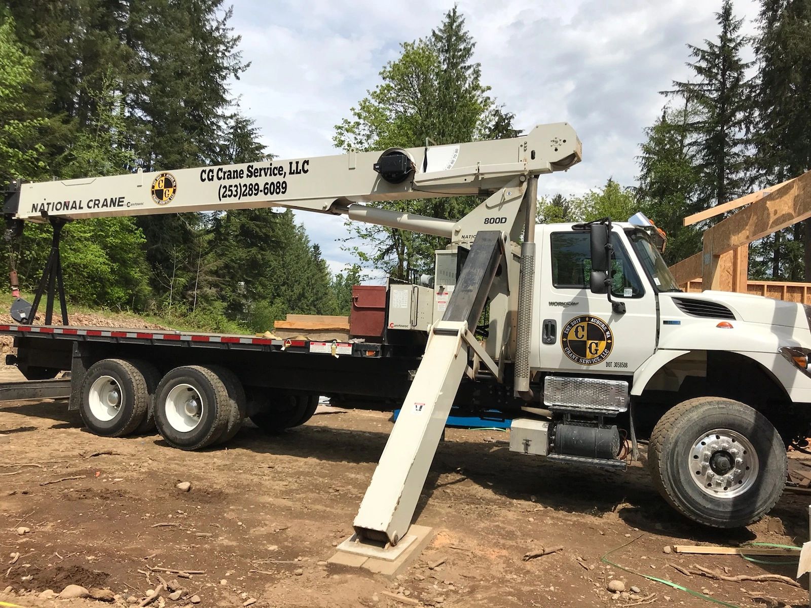CG Crane Service, LLC Boom Truck Service, Crane Service, Jib Crane