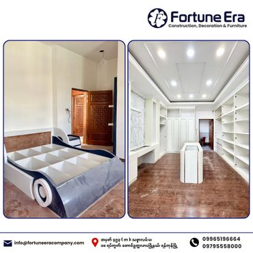 Modern custom furniture and interior design by Fortune Era company.