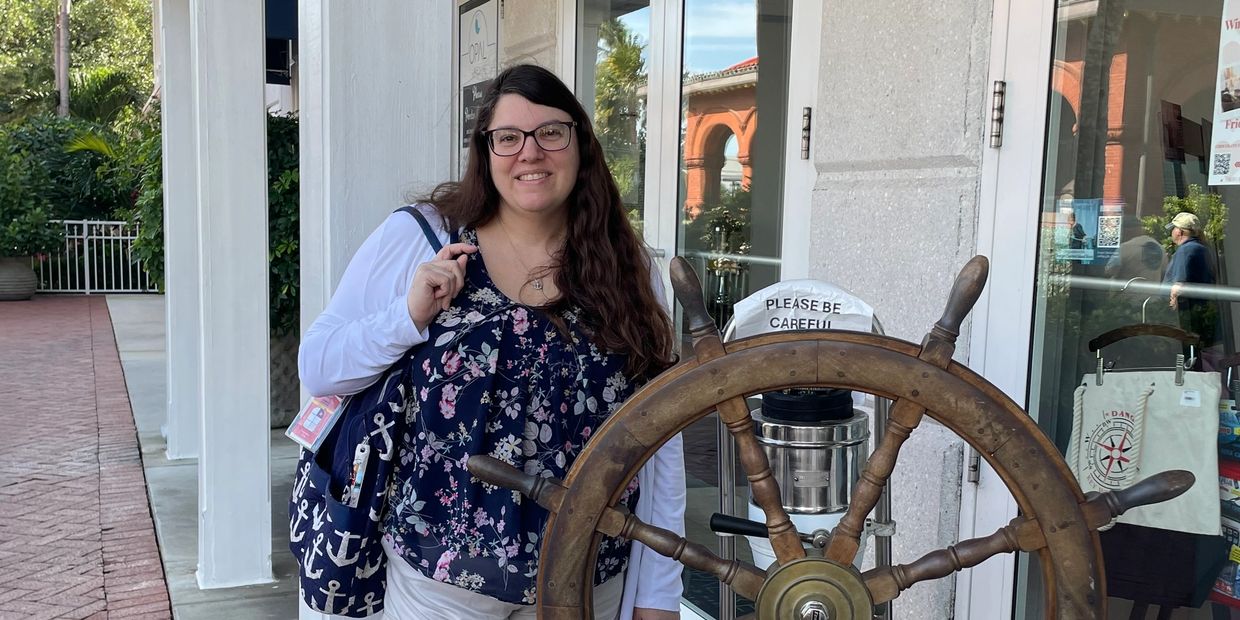 Kim Cruising to Key West, Florida on the Celebrity Equinox.