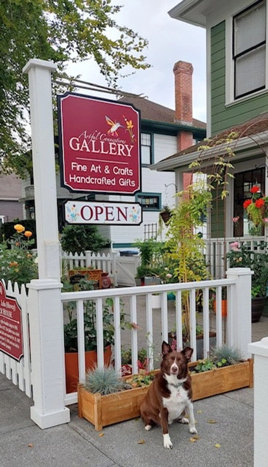 Front Courtyard - Artful Connextions - Port Gamble 
by Joan Dresback (feat. Sage)