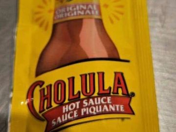Cholula Hot Sauce packet