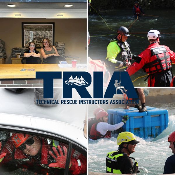 Collage of technical rescue training and instructors.