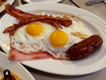 Bacon and Eggs AT The Raceway Diner