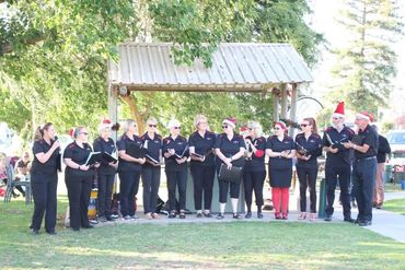 CLRS christmas party in the Echuca Apex Park (2019).