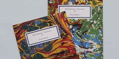 The two pamphlet sized editions of Mrs Dalloway Variations.