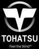 Tohatsu logo with slogan.