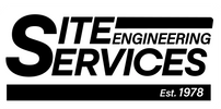 Logo for Site Engineering Services, established in 1978, in bold black text.
