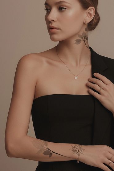 Blumen Arm Tattoo,fineline tattoo, floral tattoo, ornamental tattoo, Hamburg tattoo, Mooy tattoo,