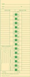 Time Cards for front loading Time Clocks