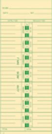 Time Cards for Front Loading Time Clocks
