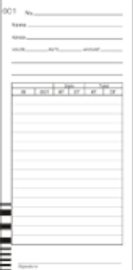 Time Cards ES1010 for Acroprint ES1000