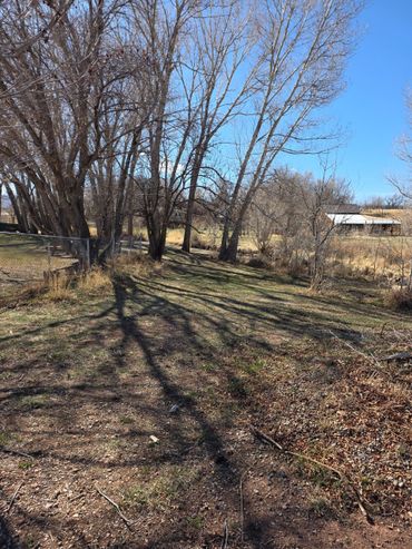 Picnic area next to the river