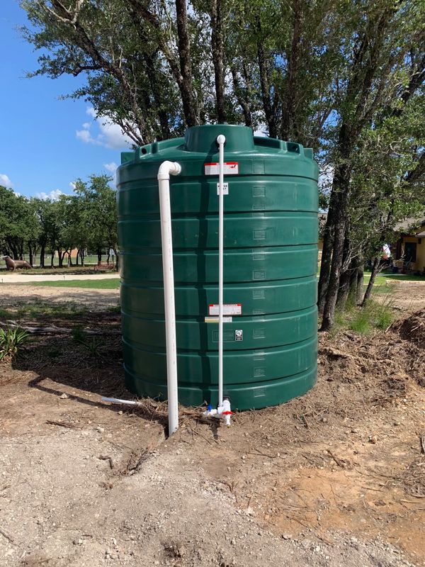 Water storage tanks for Well or Rain Water Collection
