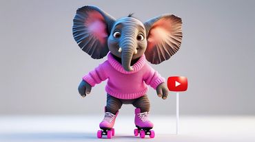 Tiki in front of the youtube button for people to subscribe