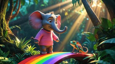 Tiki helping Kiko get home