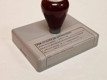 Brand new 2020 Notary Jurat - Oath or Affirmation self-inking stamp available separately or bundle