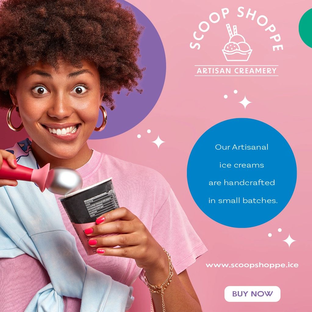 Teen girl eating ice cream