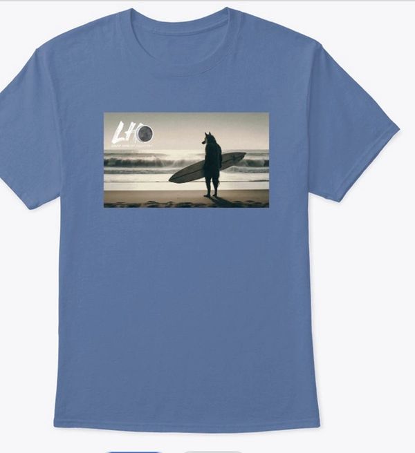 Lunar Harvest Collective Classic Crew Neck Comfortsoft T-Shirt, Sunset Surf