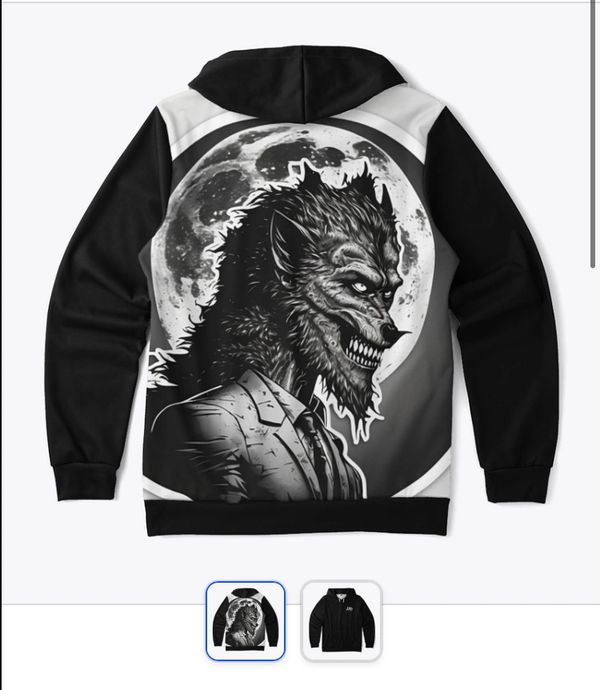 Lunar Harvest Collective full moon-creature of the night
All-Over Print Summer Hoodie