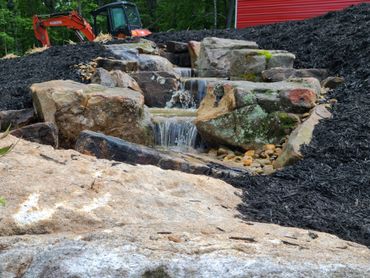 Pondless waterfall