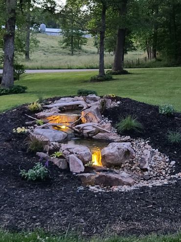 Pondless waterfall
