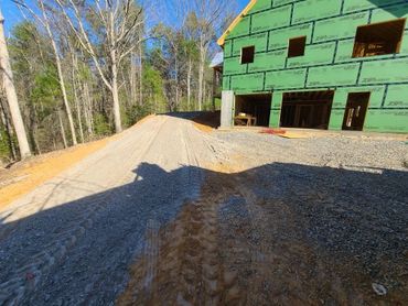 Final grade for house sites