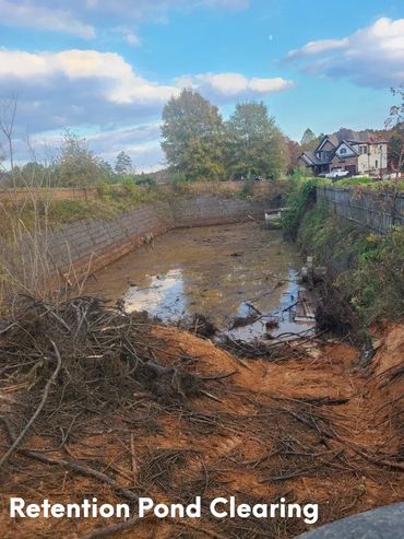 Retention Pond clean out