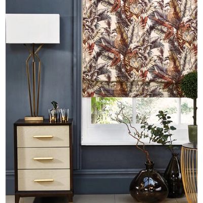 jungle theme roman blind design